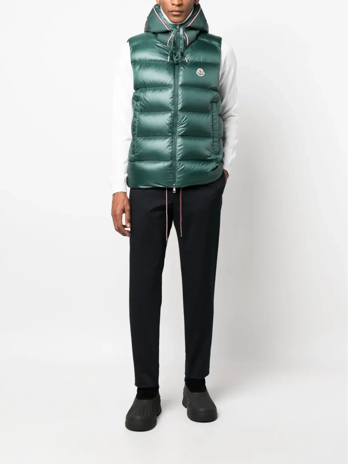 Moncler ドローストリングウエストストレートパンツ - 画像2