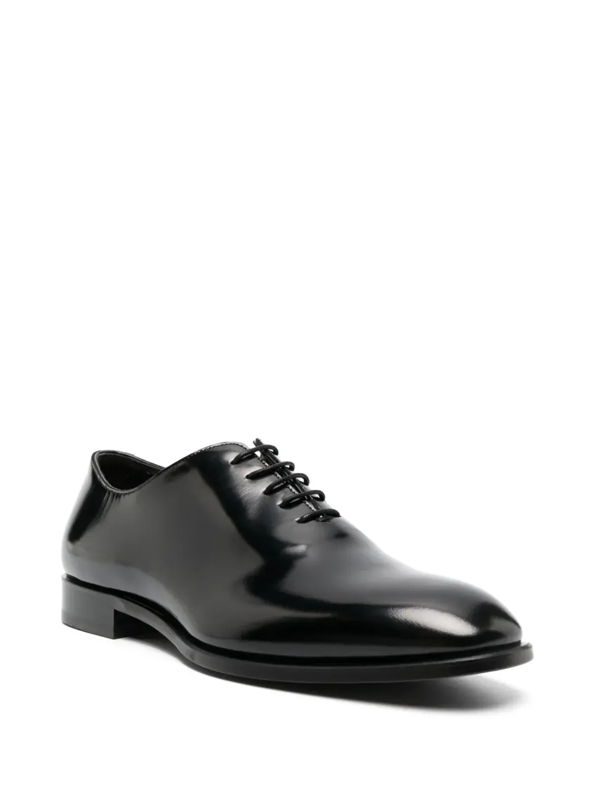 Canali パテント仕上げレザー オックスフォードシューズ - 画像2