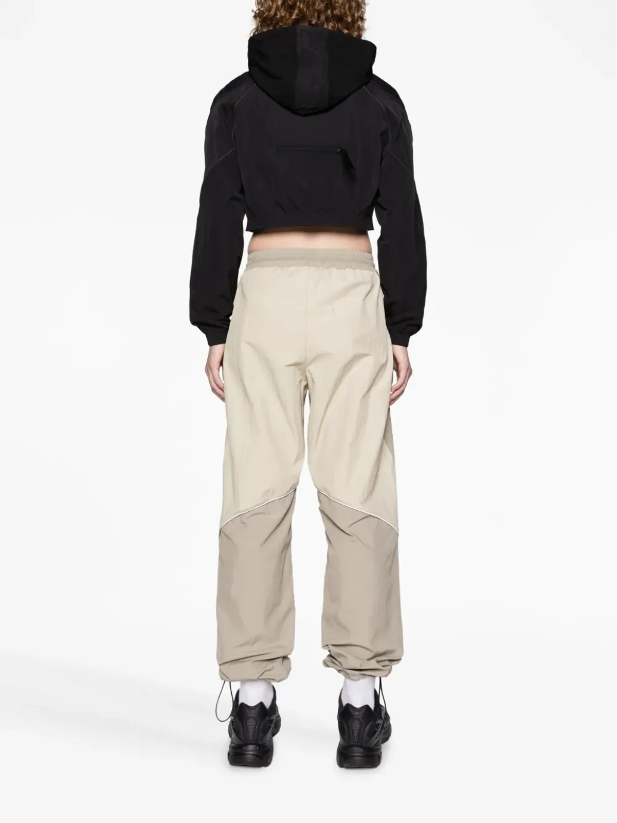 Reebok LTD フード付きクロップドトラックジャケット - ブラック - 画像3