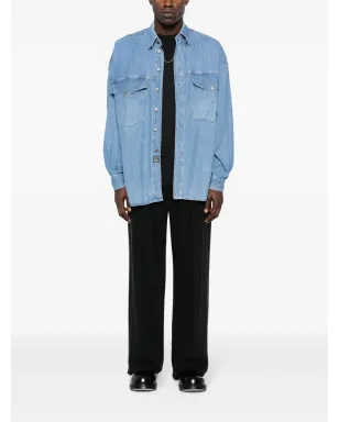 Versace Pre-Owned デニムシャツ（長袖） - ブルー - サムネイル2