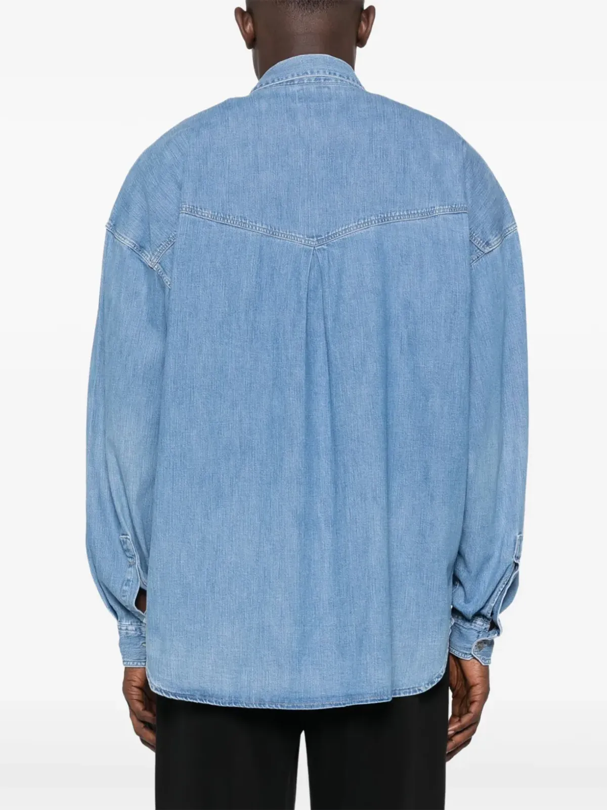 Versace Pre-Owned デニムシャツ（長袖） - ブルー - 画像4