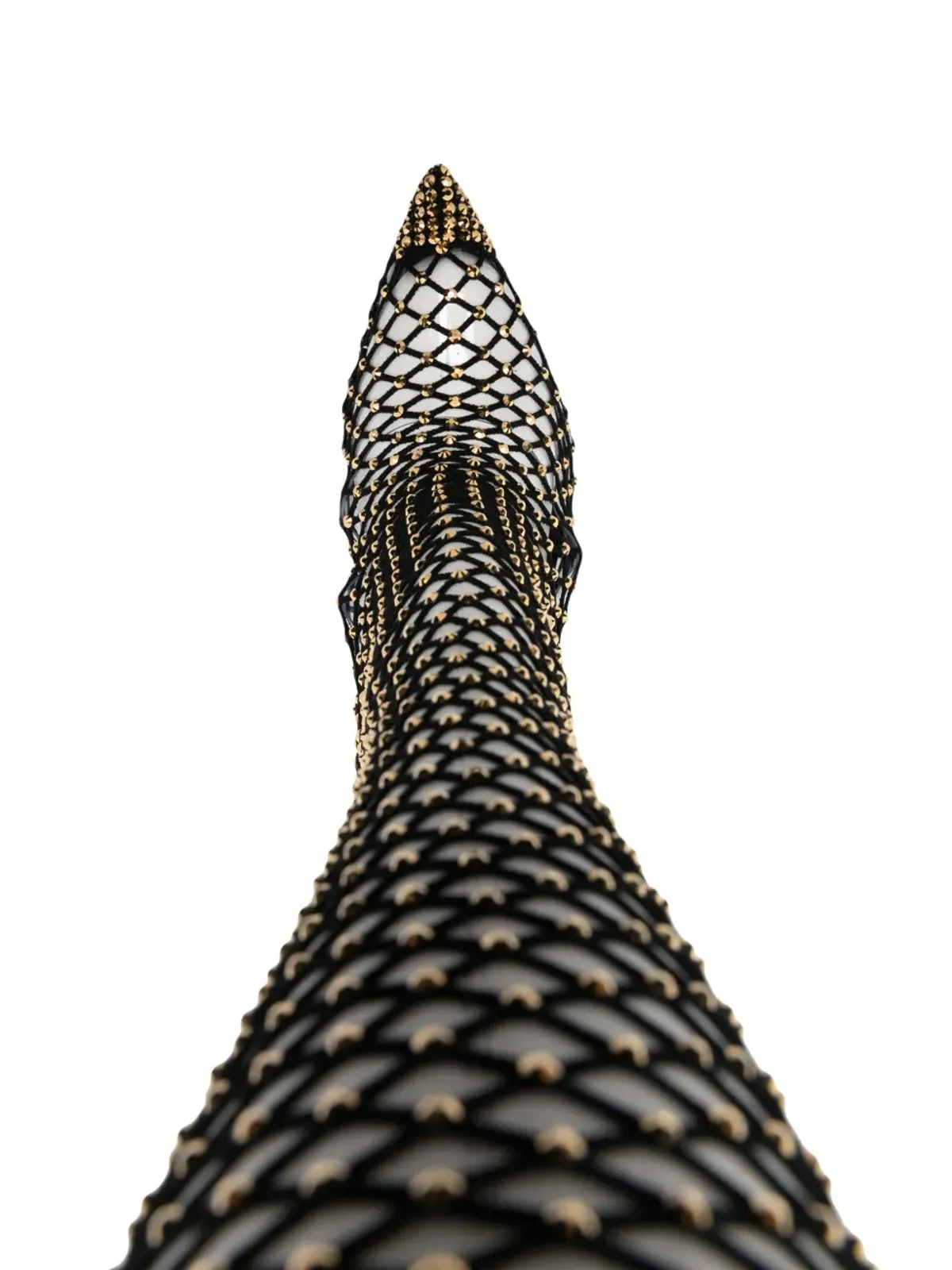Le Silla Gilda 120mm ラインストーンフィッシュネット ブーツ - 画像4