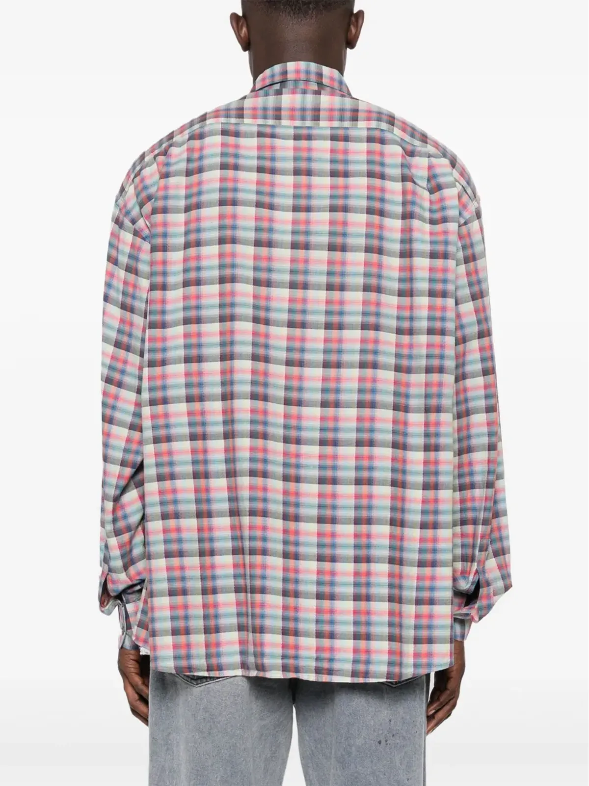 Missoni Pre-Owned タータンチェック コットンシャツ - 画像4