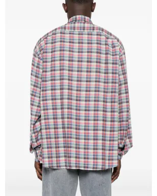 Missoni Pre-Owned タータンチェック コットンシャツ - サムネイル4