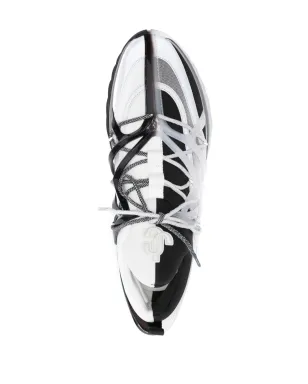 Jimmy Choo Cosmos/M ロー・トップ パネルドスニーカー（ブラック） - サムネイル4