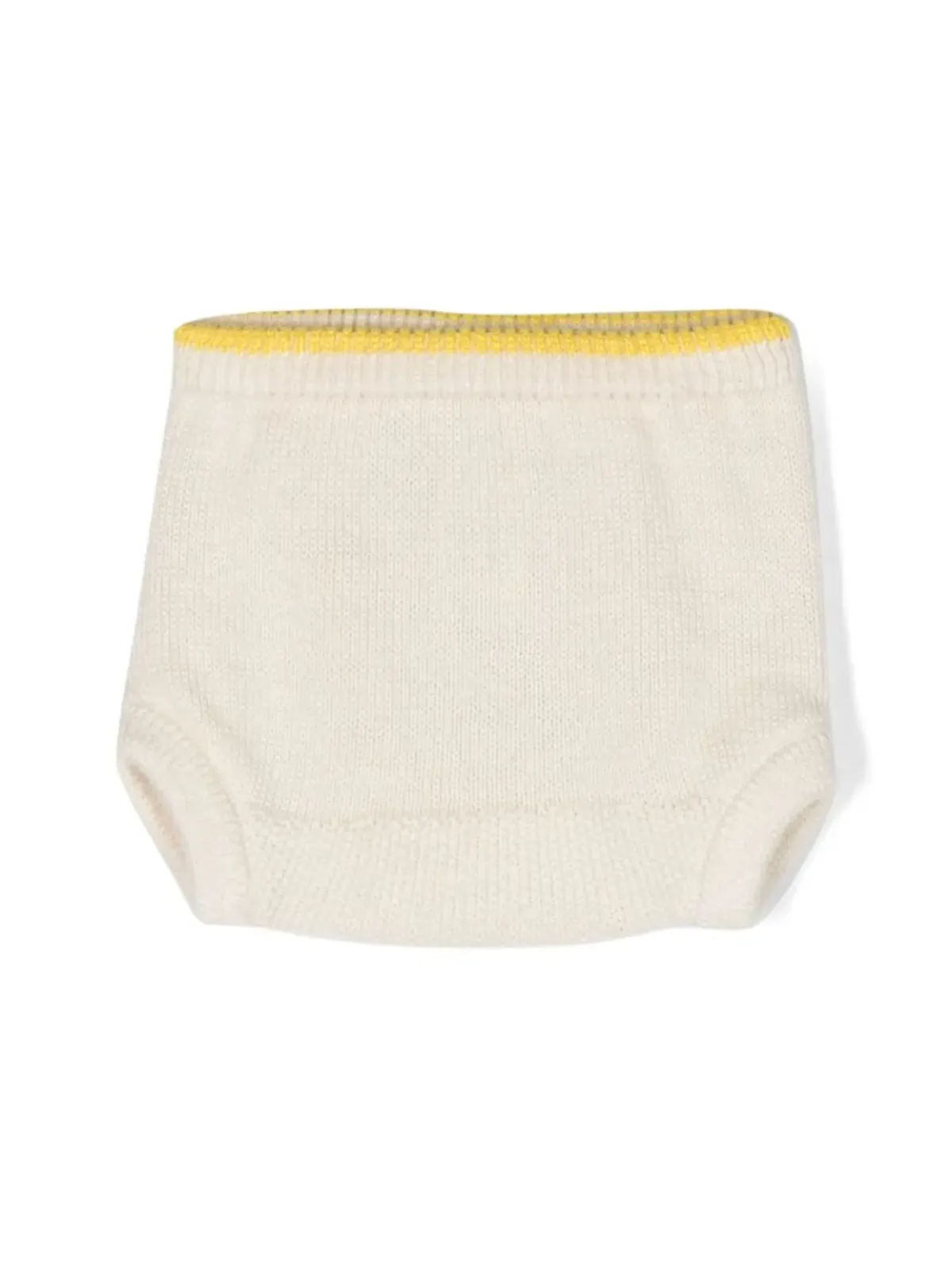 Gensami kids アルパカ混紡インターシャ編みショートパンツ - 画像1