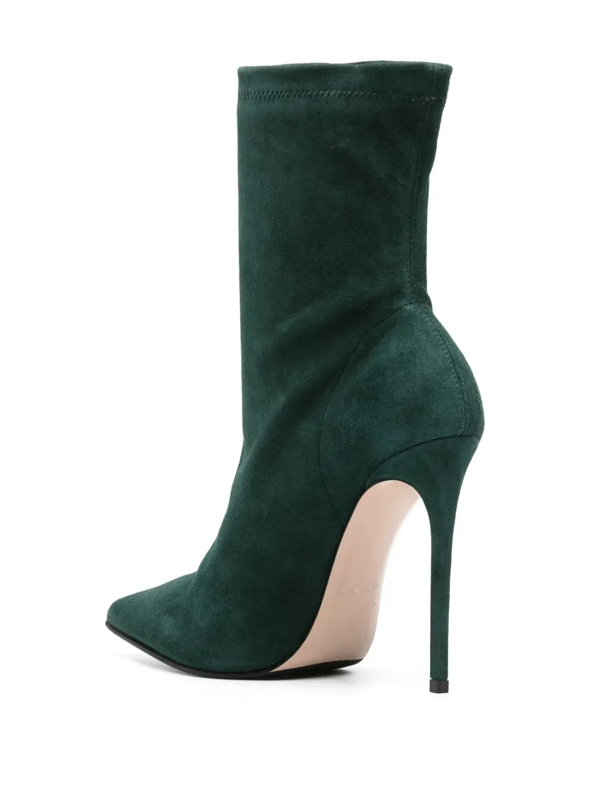 Le Silla Eva 115mm pointed-toe boots - Green - 画像3