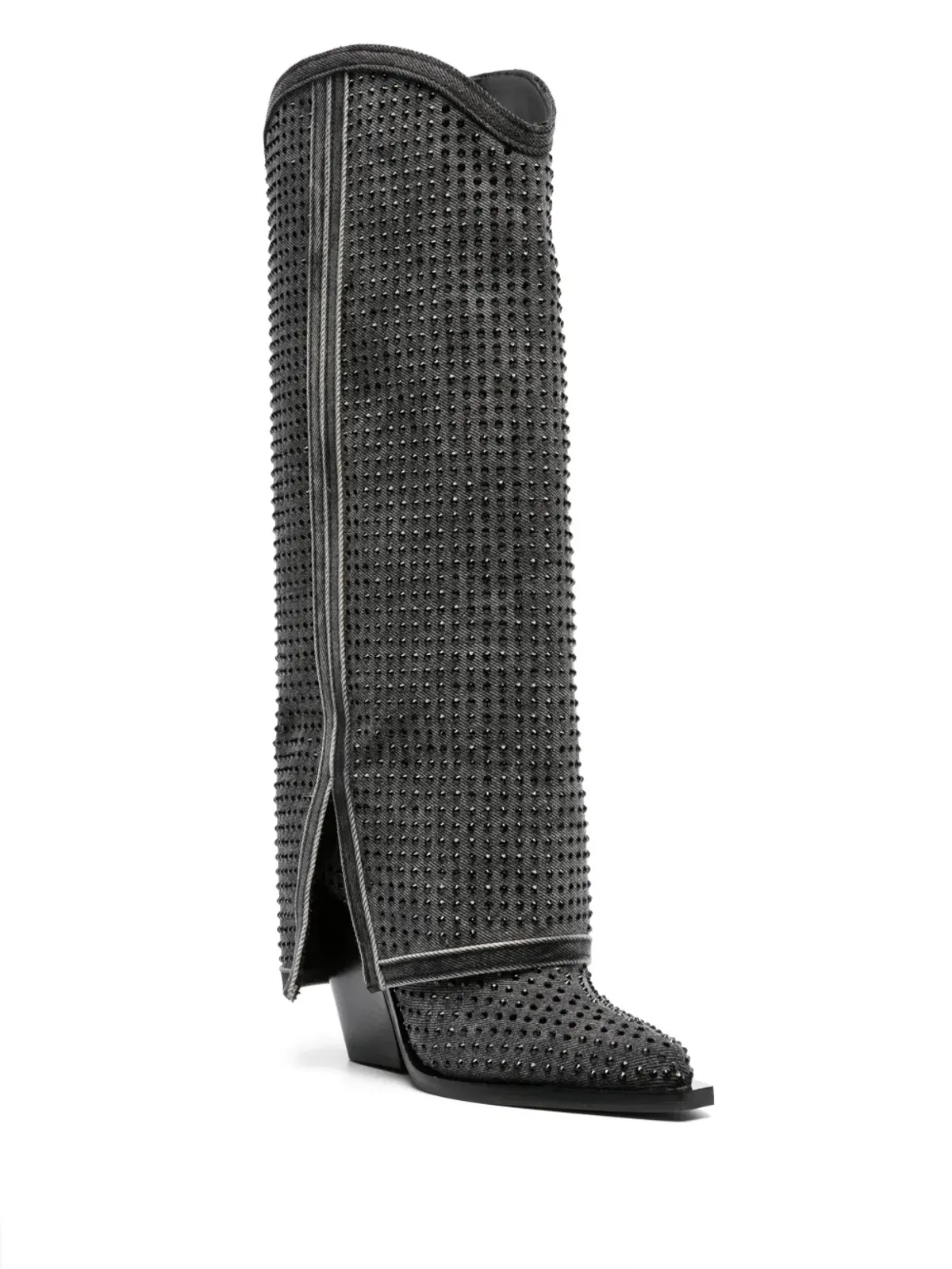 Le Silla Andy 100mm クリスタル装飾ブーツ - 画像2