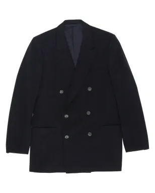 Saint Laurent Pre-Owned 1970年代 ビンテージ ダブルブレスト ブレザー - ブルー - サムネイル1