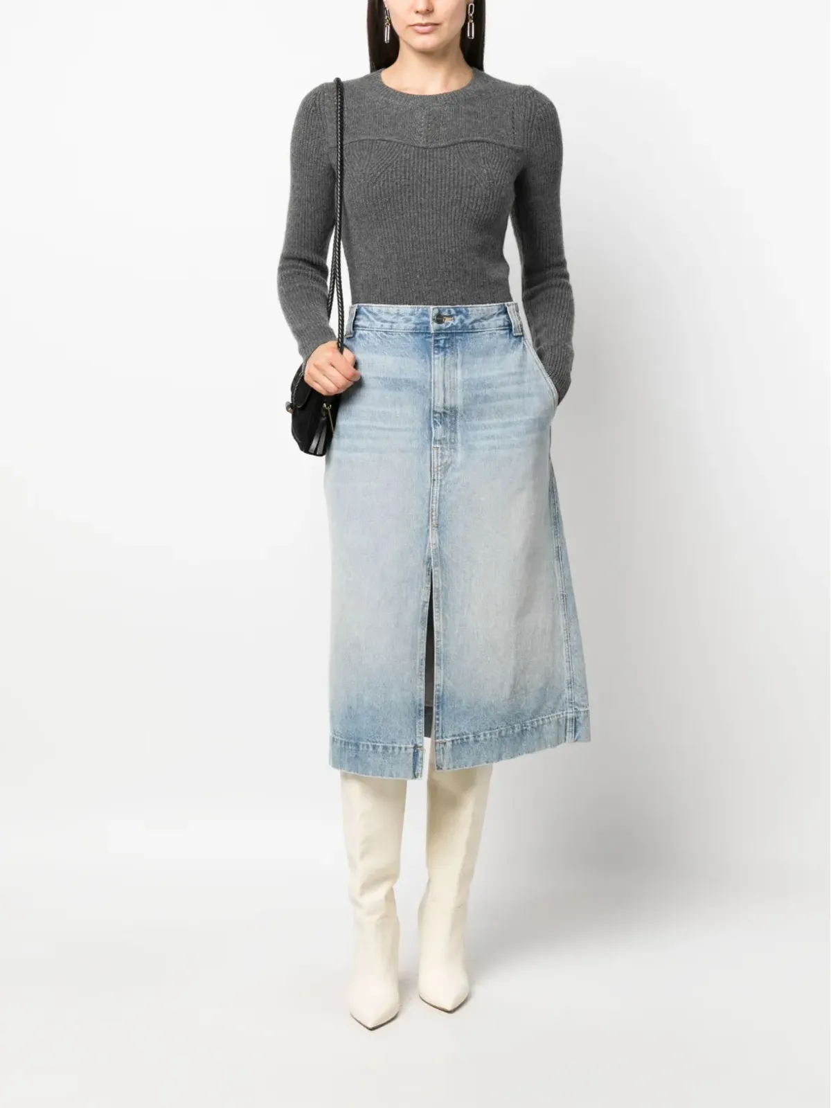 ISABEL MARANT ブリュメア セーター グレー - 画像2