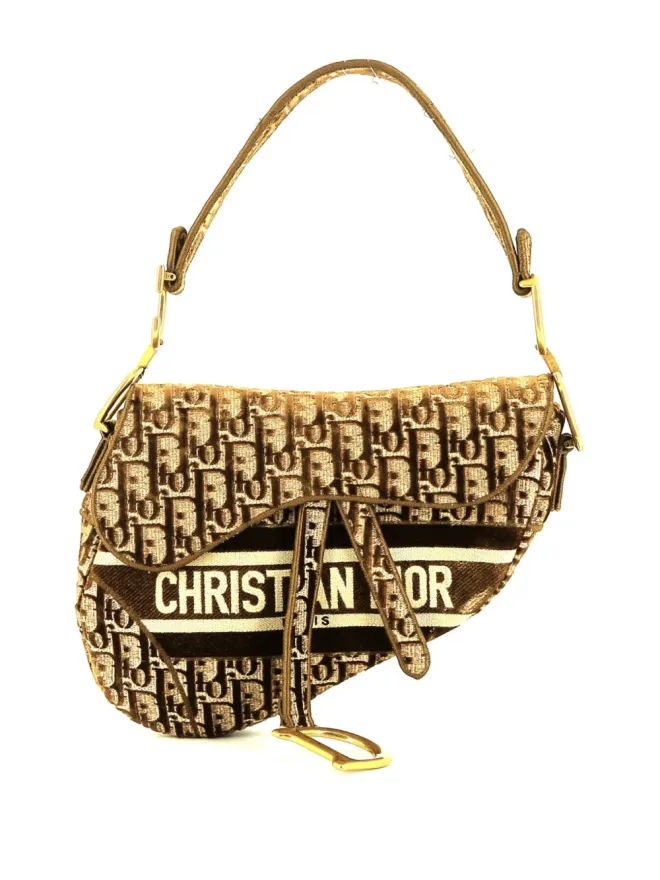 Christian Dior Pre-Owned Christian Dior Pre-Owned オブリーク・サドル・ハンドバッグの商品画像