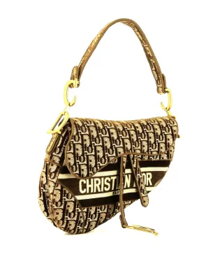 Christian Dior Pre-Owned オブリーク・サドル・ハンドバッグ - サムネイル4