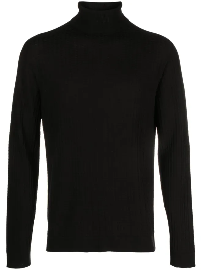 Giorgio Armani Giorgio Armani ロールネック インターシャ ニット ジャンパーの商品画像