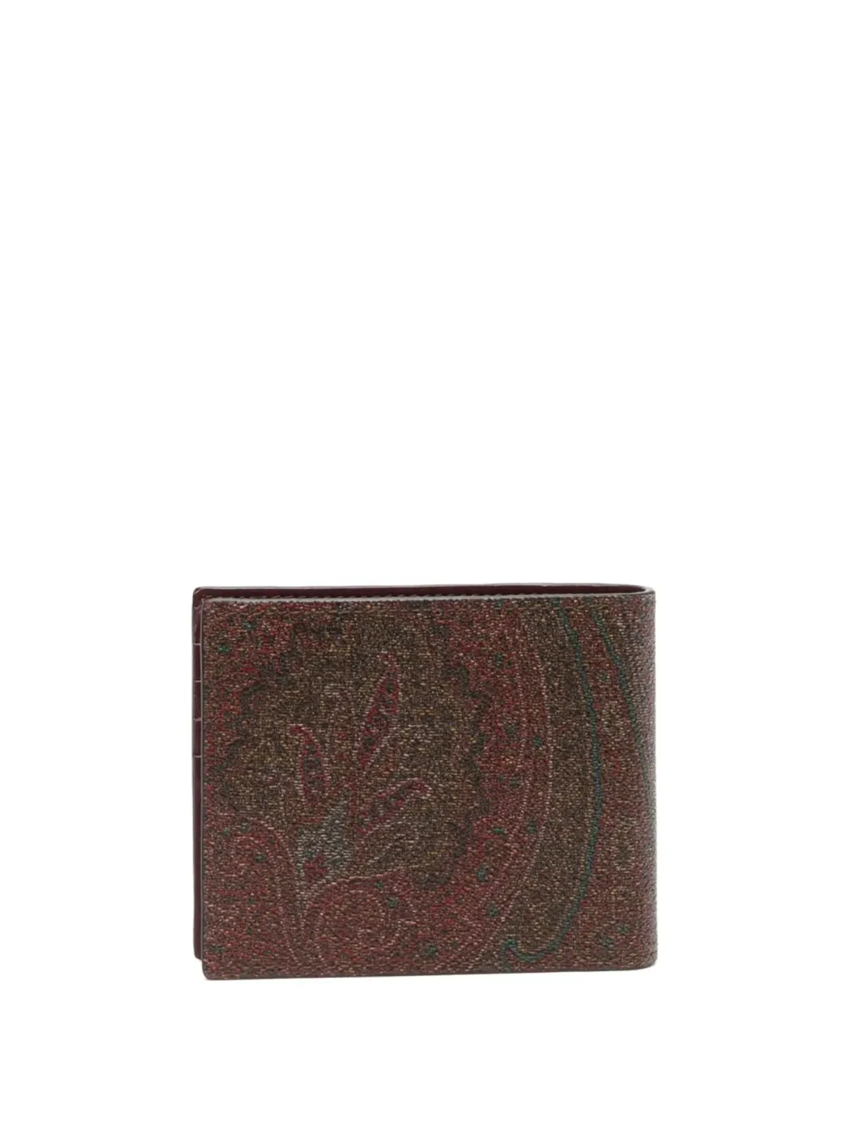 ETRO ロゴ刺繍レザーウォレット - 画像2