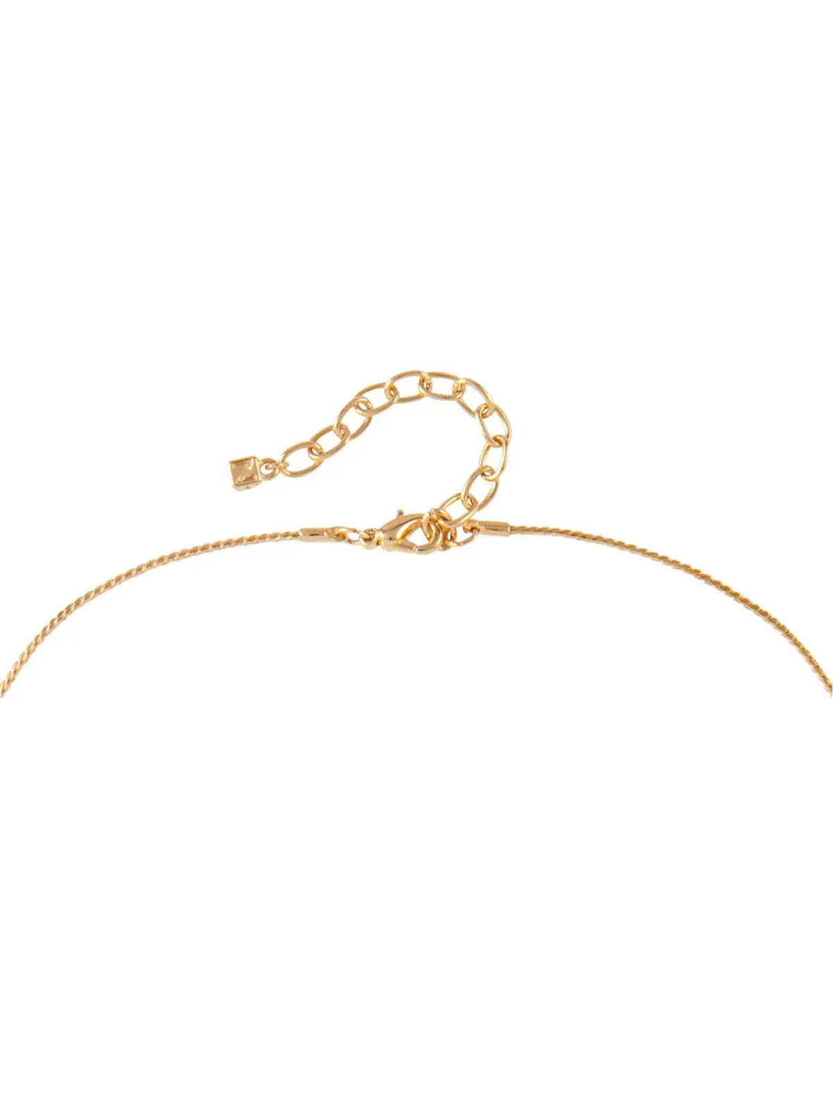 Nina Ricci Pre-Owned 1980s X pendant necklace - Gold - 画像3