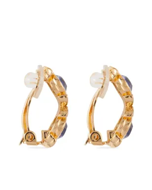 Susan Caplan Vintage 1980年代 D'Orlan Swarovskiクリスタル クリップオンイヤリング - ゴールド - サムネイル2