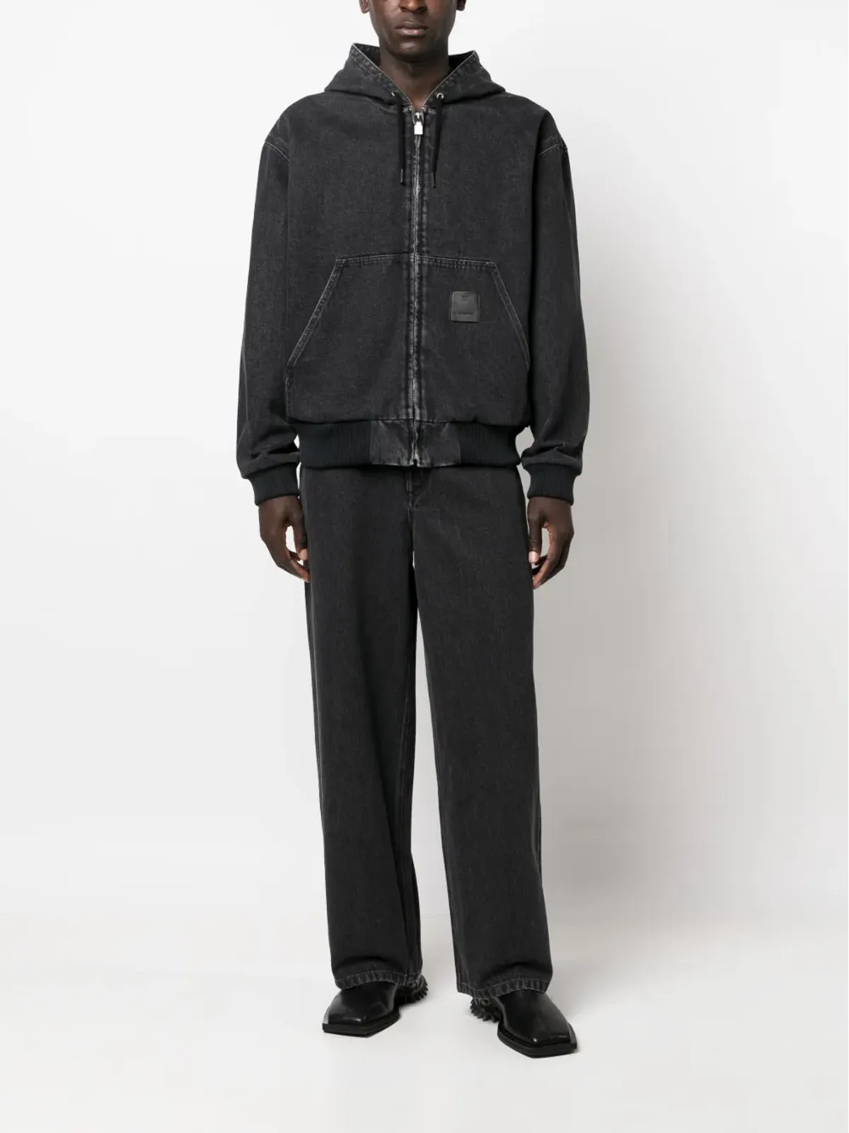 Givenchy ダメージ加工コットン フード付きジャケット - 画像2