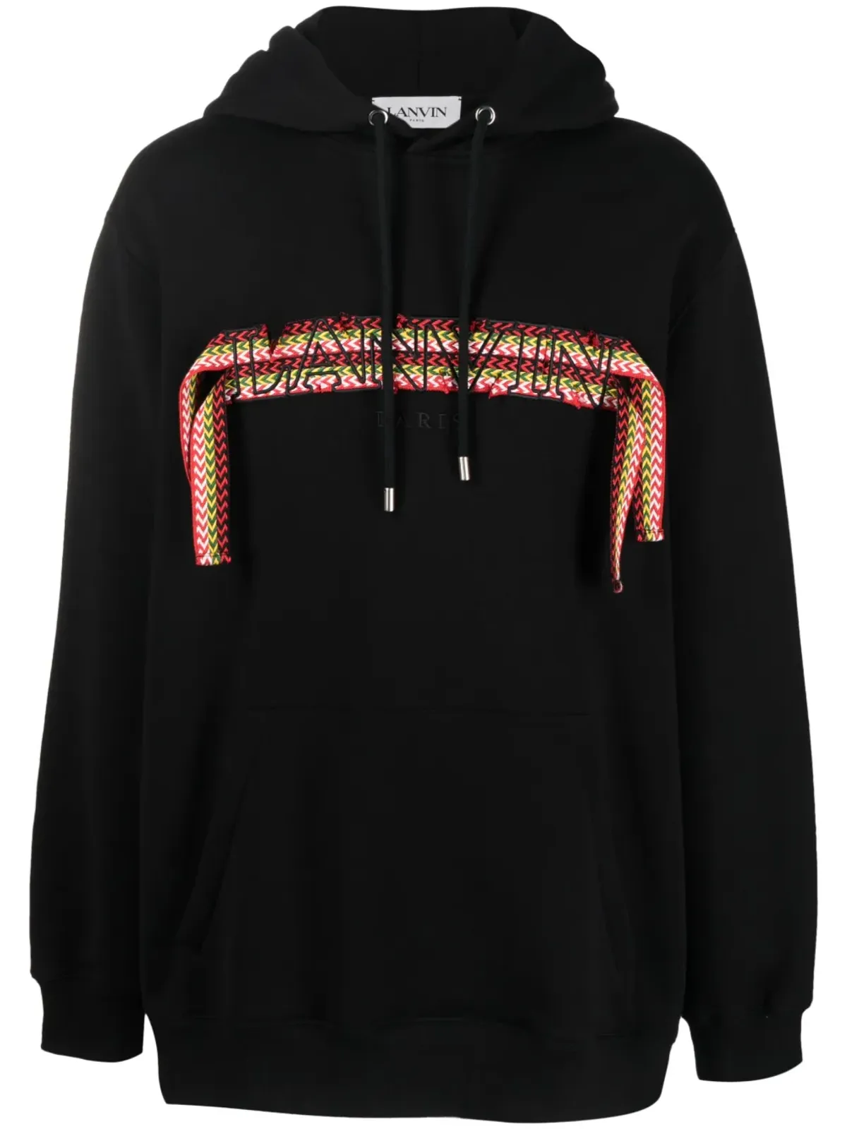 Lanvin オーバーサイズ ロゴアップリケ フーディ - 画像1