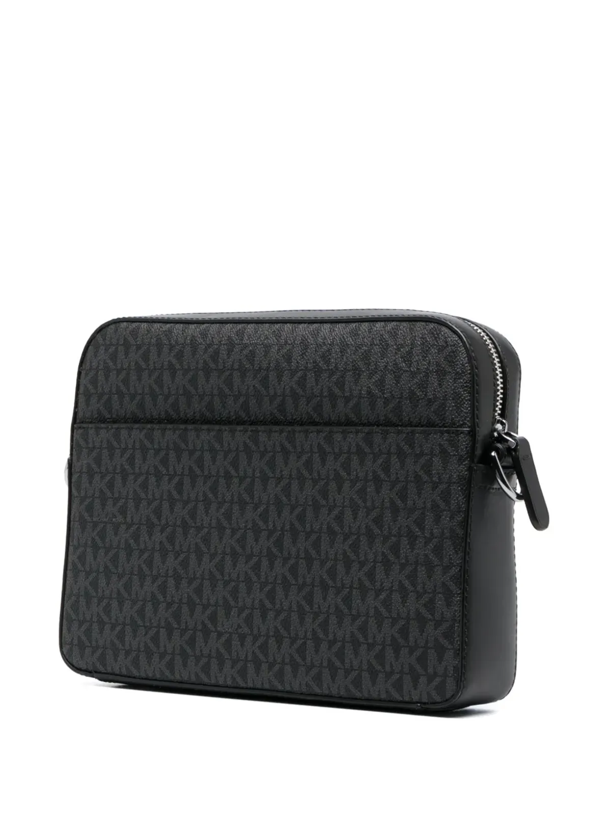 Michael Kors デュアルモノグラム レザー クロスボディ - ブラック - 画像3