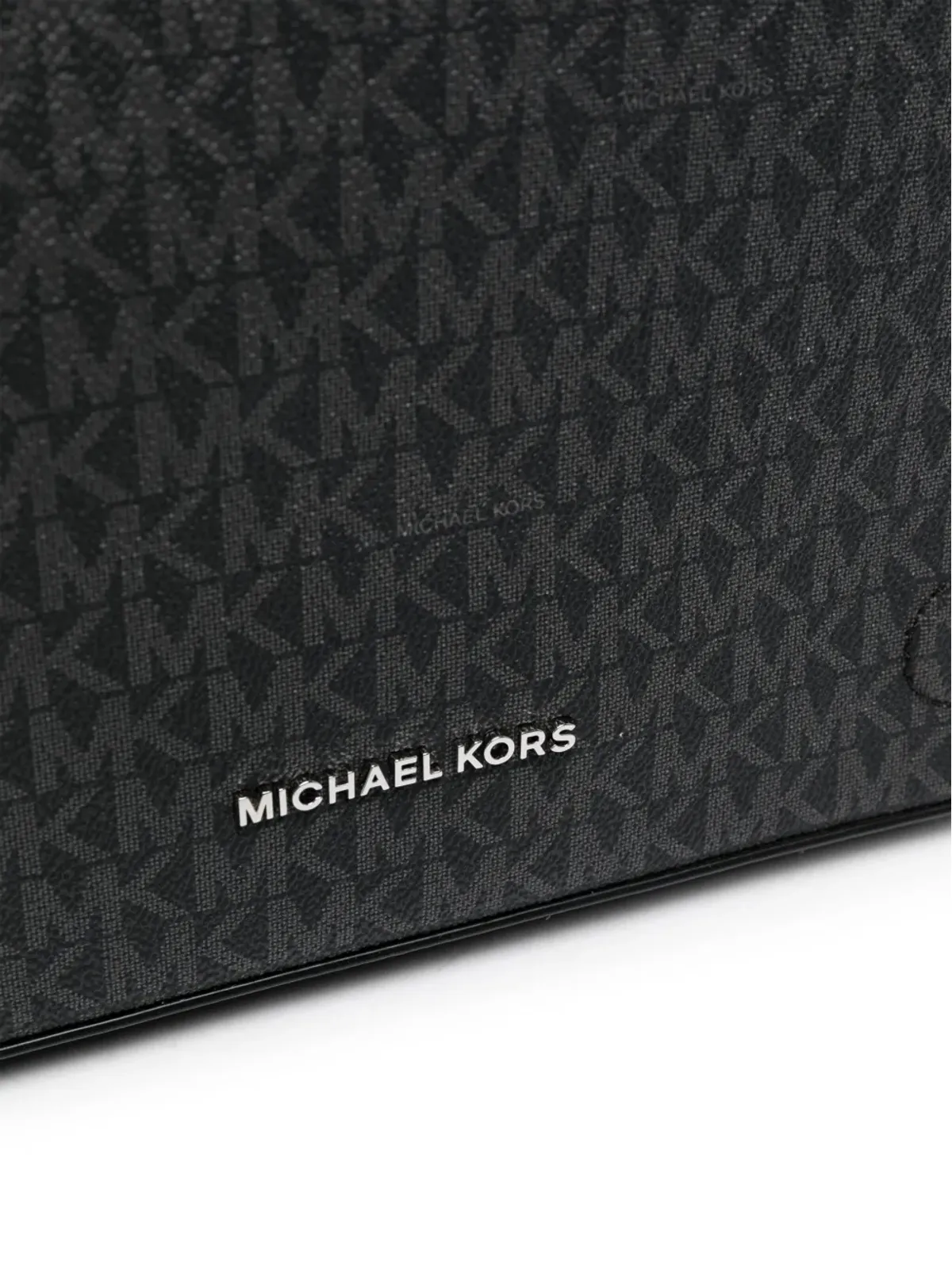 Michael Kors デュアルモノグラム レザー クロスボディ - ブラック - 画像4