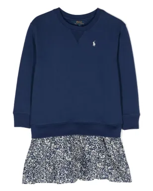 POLO RALPH LAUREN KIDS 長袖スウェットワンピース - サムネイル1