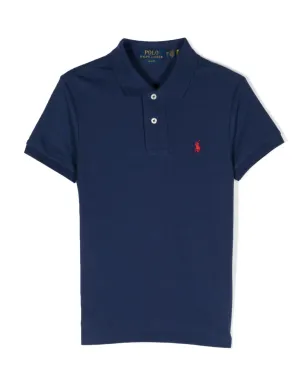 POLO RALPH LAUREN KIDS ロゴ刺繍コットンポロシャツ - サムネイル1