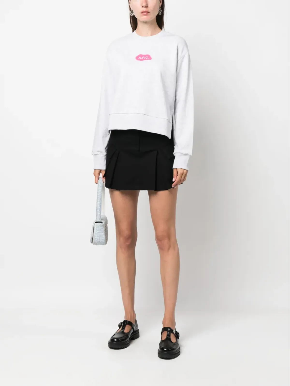 A.P.C. シビル コットン スウェットシャツ - グレー - 画像2