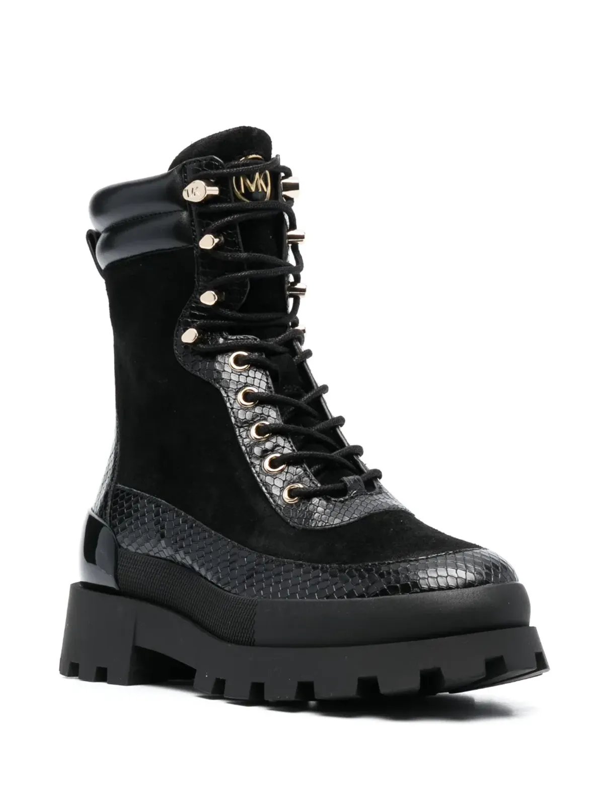Michael Michael Kors Rowan レースアップ レザー ブーツ - Black - 画像2