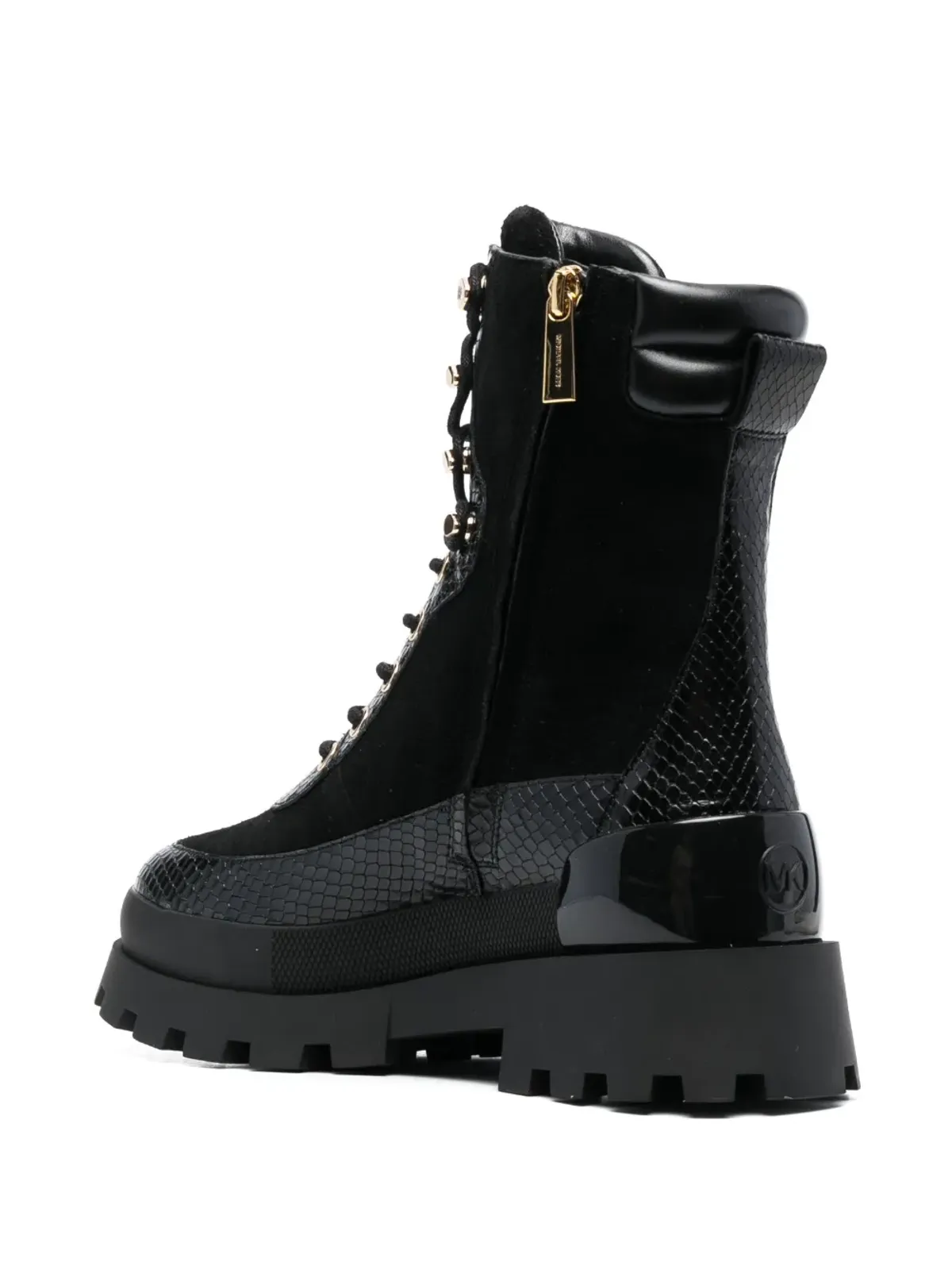 Michael Michael Kors Rowan レースアップ レザー ブーツ - Black - 画像3