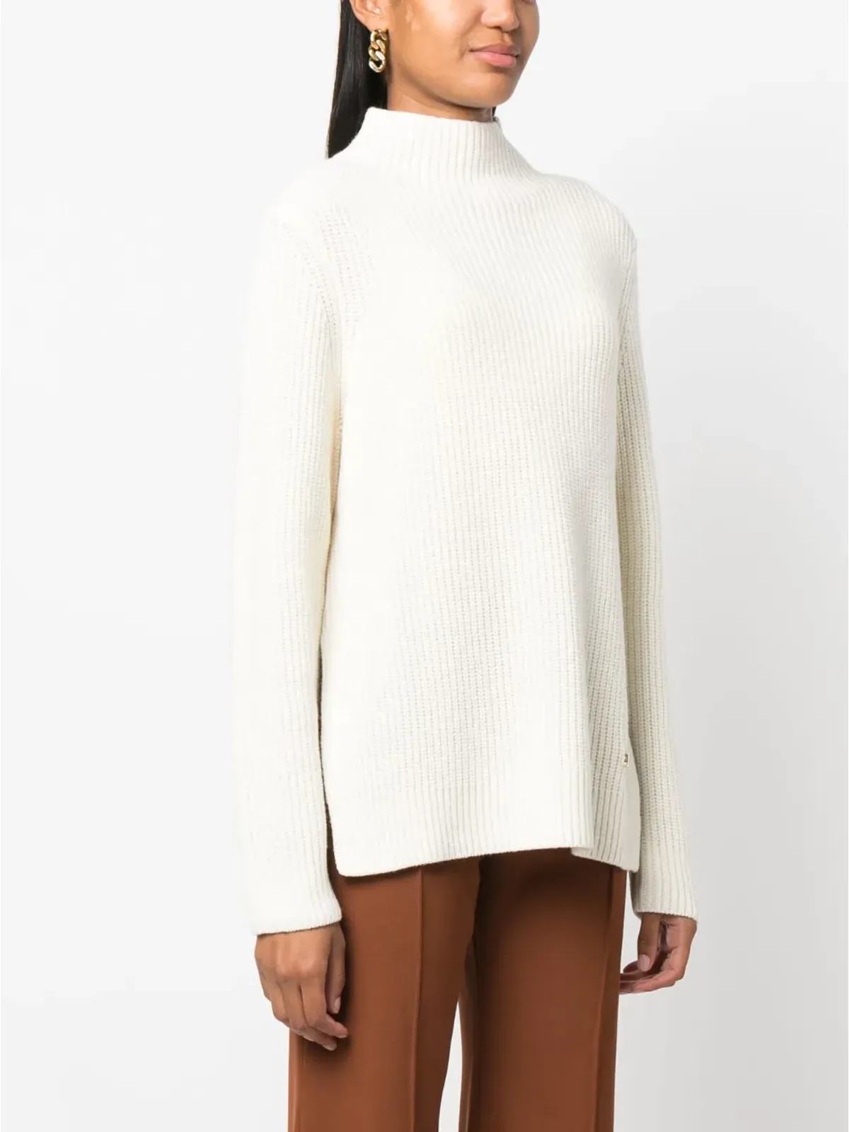 Michael Michael Kors ハイネックリブ編みニットセーター - 画像3