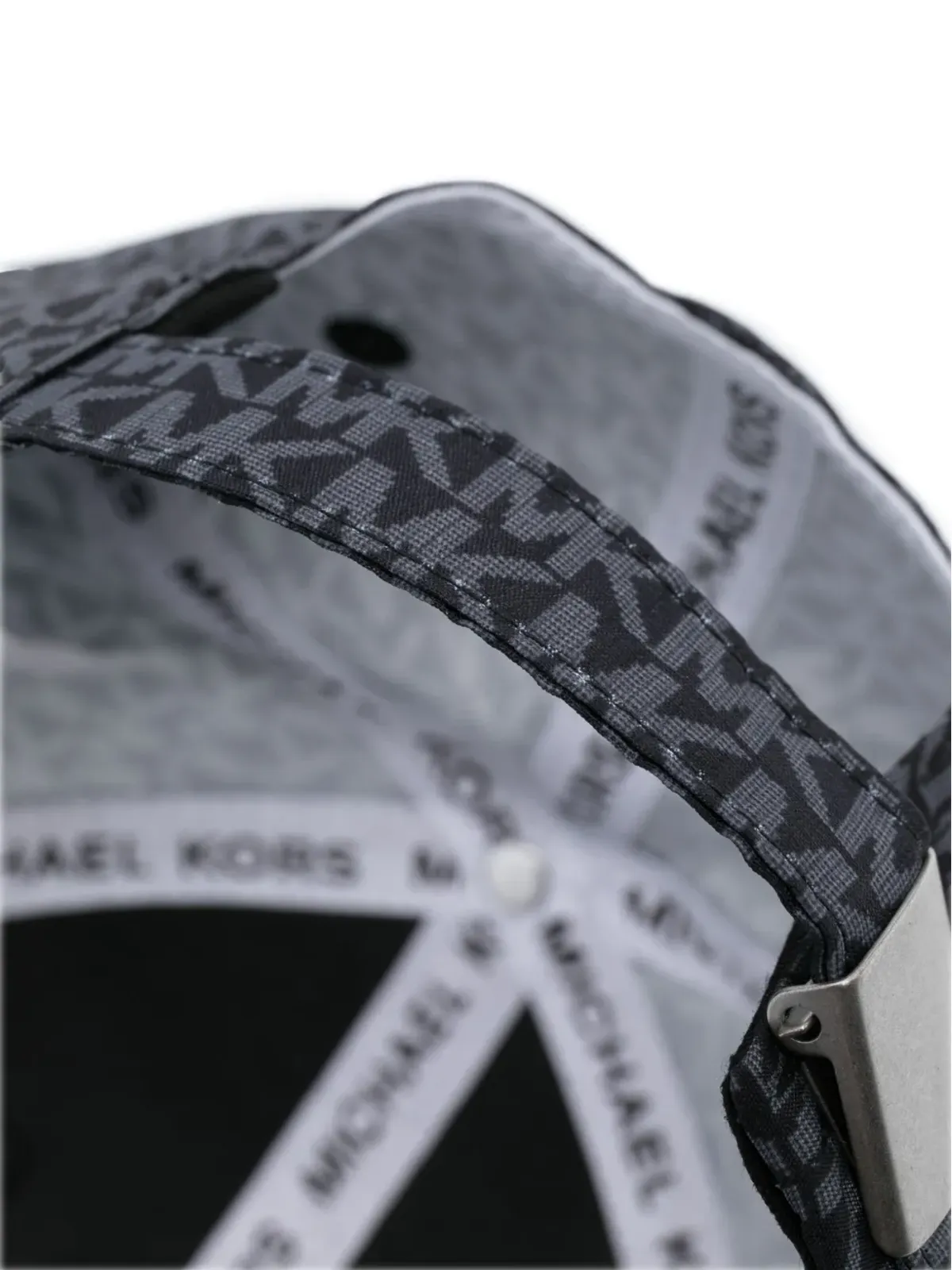 Michael Kors モノグラムジャカード 六枚パネルキャップ - 画像2