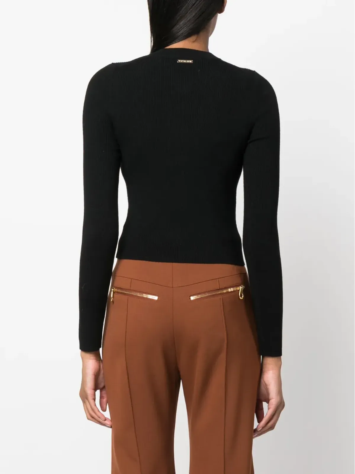 Michael Michael Kors ボタン留め ロングスリーブ ニットトップ - 画像4