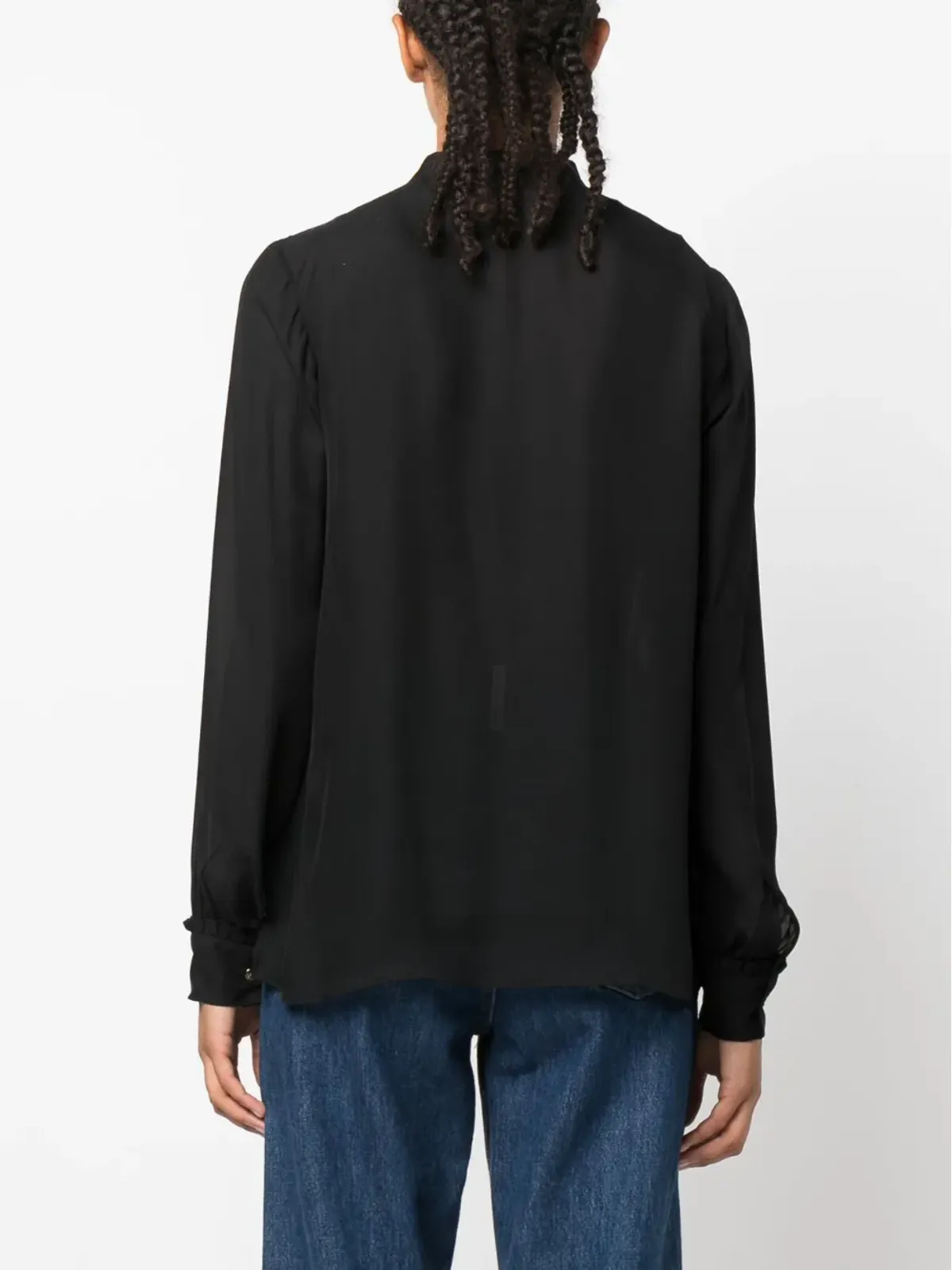 Michael Michael Kors フリル付きノーカラーボタンシャツ - 画像4