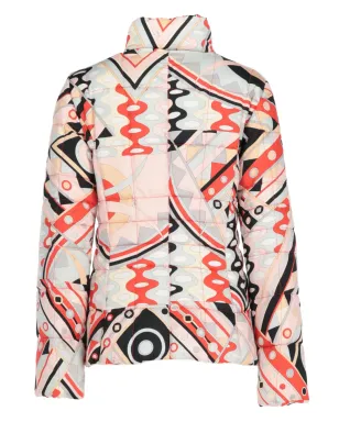 PUCCI Pre-Owned 2000 geometric-print puffer jacket - Neutrals - サムネイル2