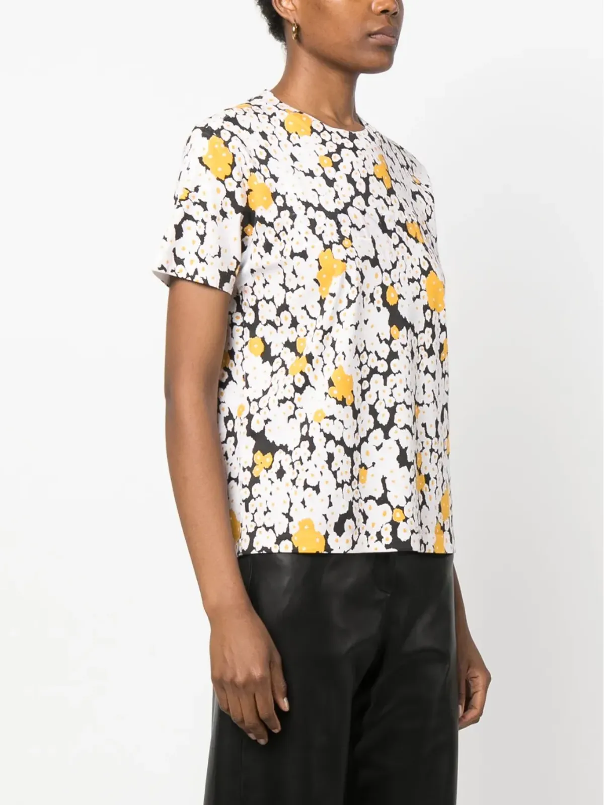 Lanvin オーバープリントコットンTシャツ - 画像3