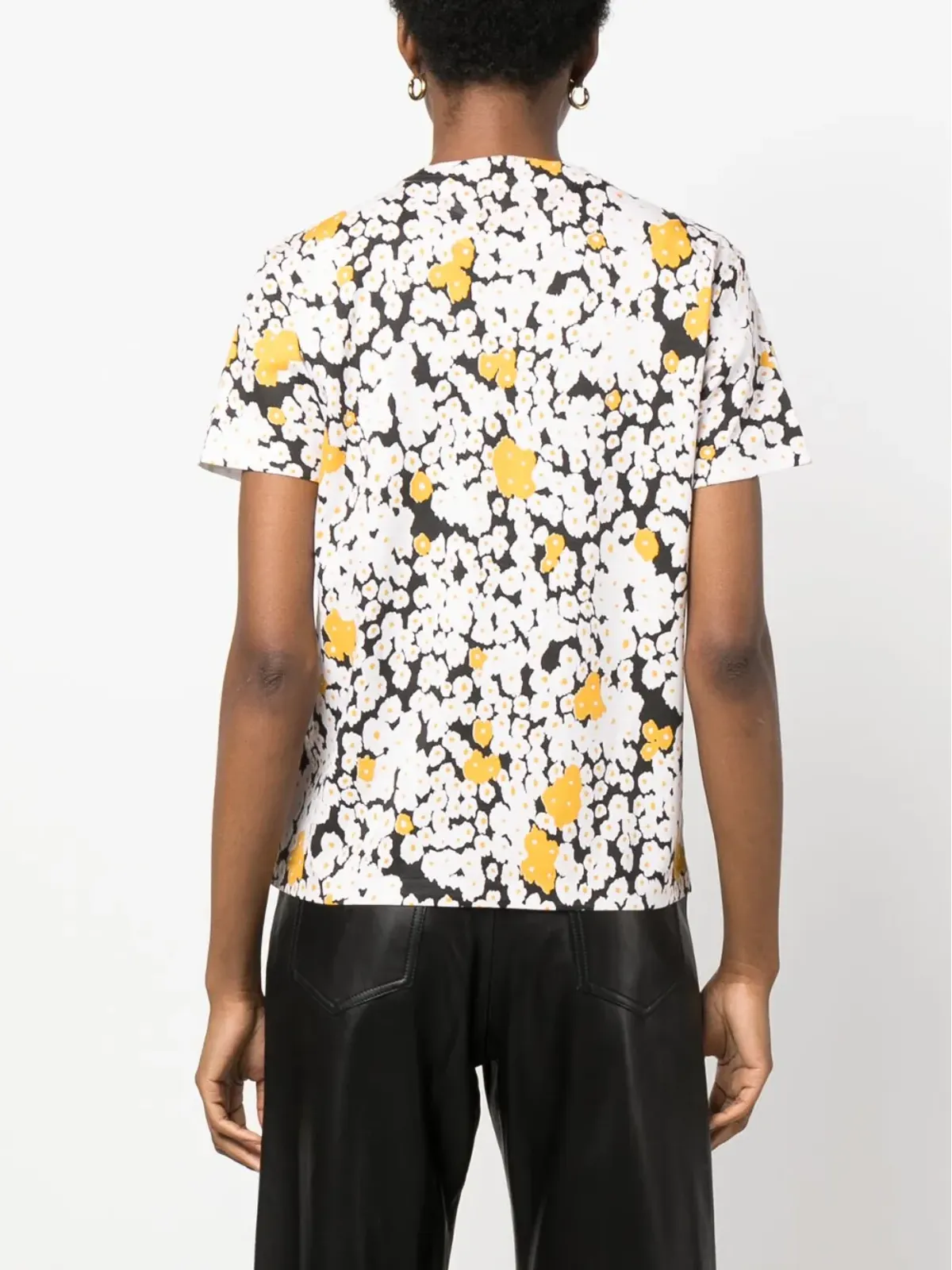 Lanvin オーバープリントコットンTシャツ - 画像4