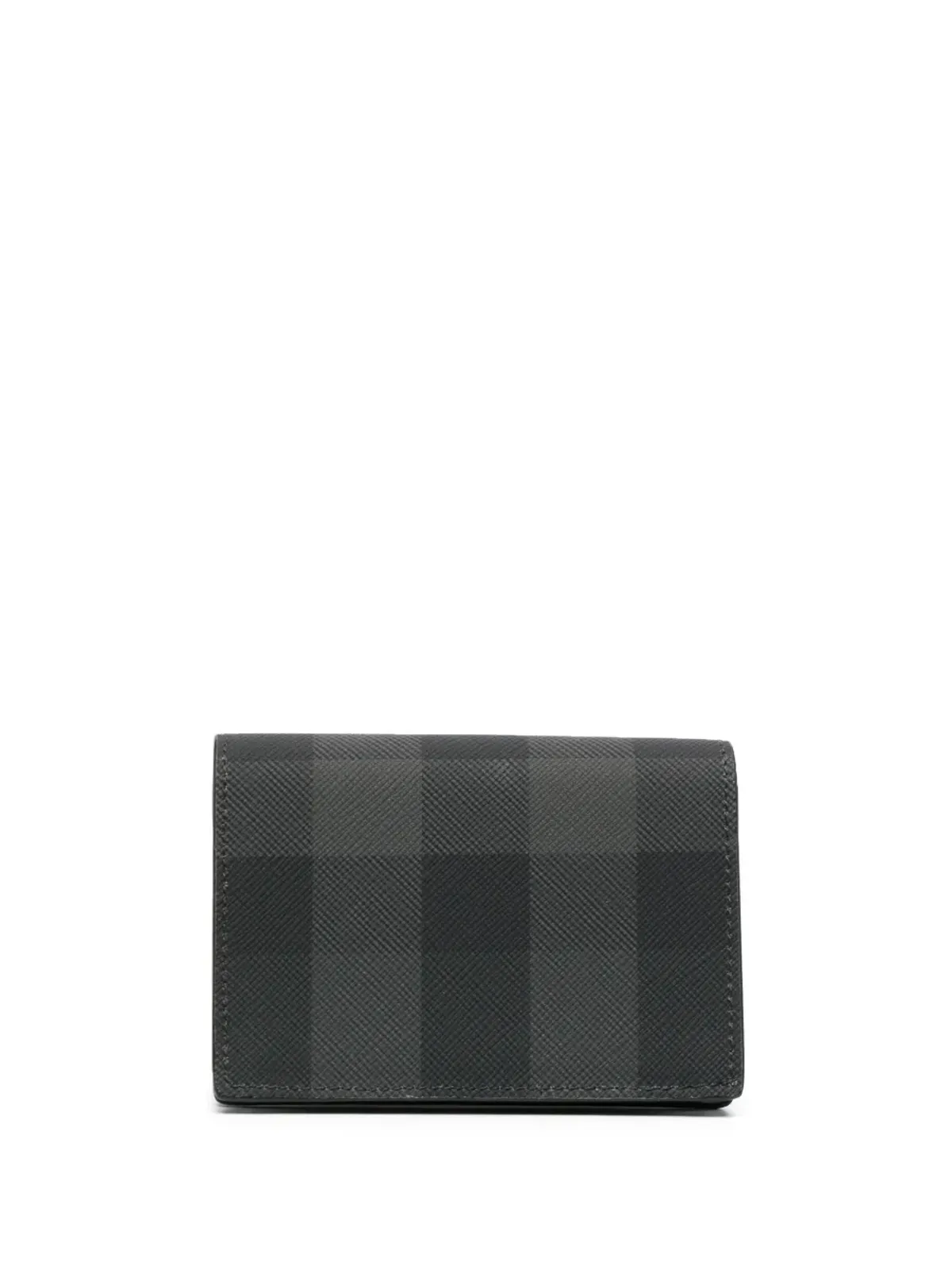 Burberry ロゴ入りチェックウォレット - グレー - 画像2