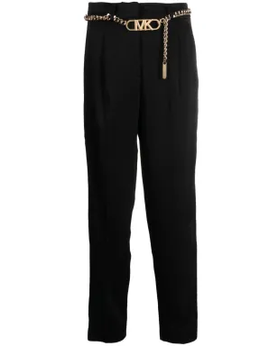 Michael Michael Kors ロゴプレート ハイウエスト テーパードパンツ - サムネイル1