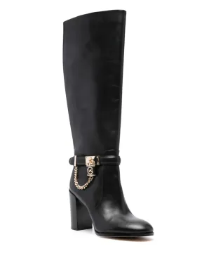 Michael Michael Kors Hamilton 100mm レザー ブーツ（ブラック） - サムネイル2