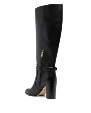 Michael Michael Kors Hamilton 100mm レザー ブーツ（ブラック） - サムネイル3