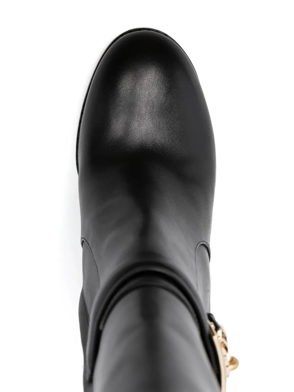 Michael Michael Kors Hamilton 100mm レザー ブーツ（ブラック） - 画像4