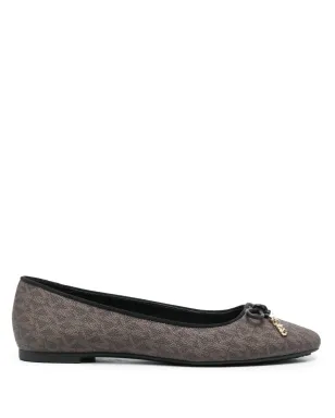 Michael Michael Kors Nori leather ballerina shoes - Brown - サムネイル1