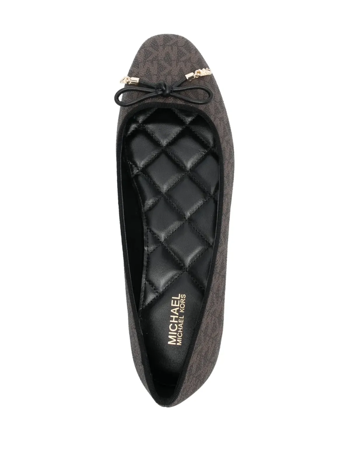 Michael Michael Kors Nori leather ballerina shoes - Brown - 画像4