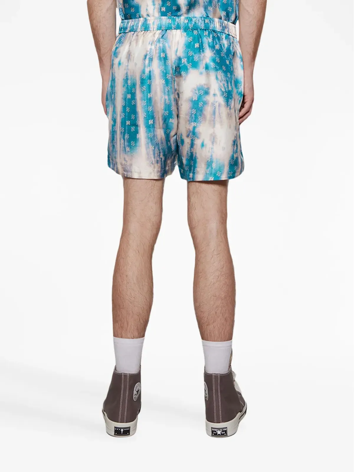 AMIRI モノグラムプリント・エラスティックウエストショーツ - 画像5
