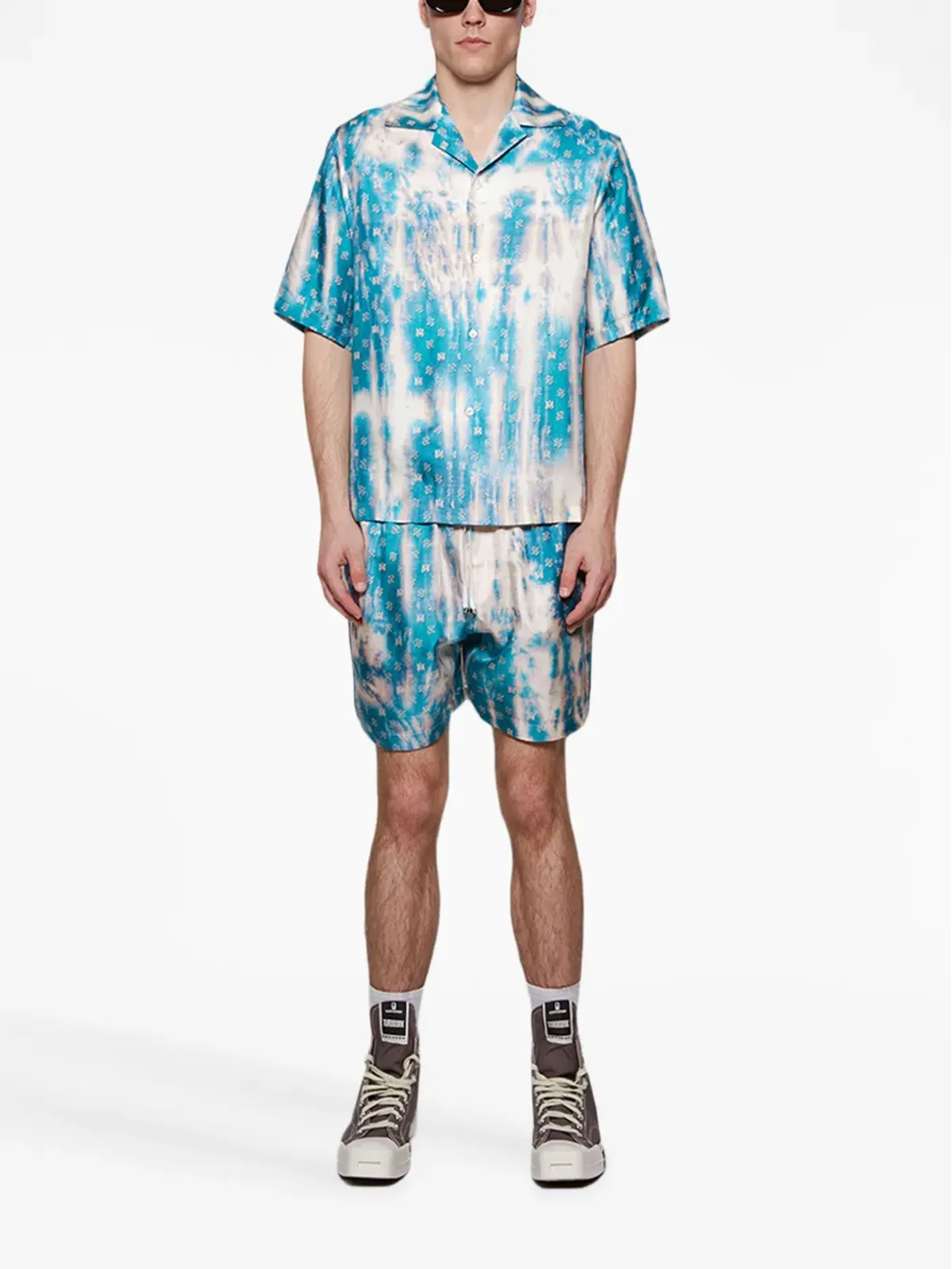 AMIRI モノグラムプリント・エラスティックウエストショーツ - 画像2