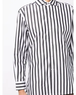 Ralph Lauren Collection ストライプ柄コットンシャツ ブルー - サムネイル5