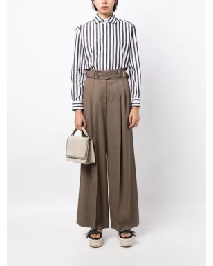 Ralph Lauren Collection ストライプ柄コットンシャツ ブルー - サムネイル2