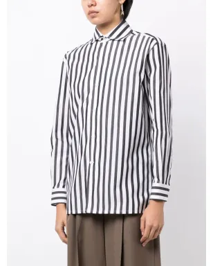 Ralph Lauren Collection ストライプ柄コットンシャツ ブルー - サムネイル3