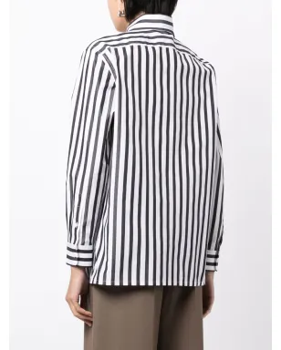 Ralph Lauren Collection ストライプ柄コットンシャツ ブルー - サムネイル4