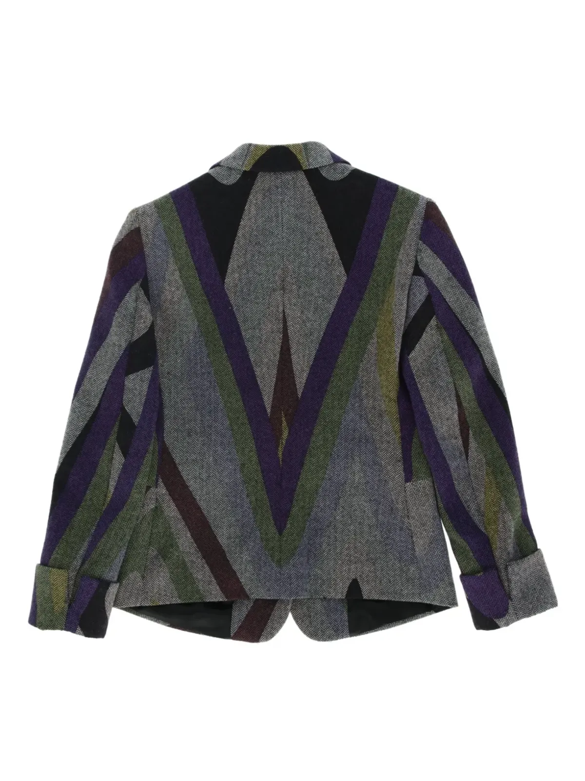 PUCCI Pre-Owned 2000年ウェーブプリント ウールブレザー - 画像2
